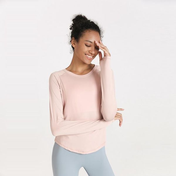 round neck yoga clothes fitness clothes loose sports running t-shirt quick-drying long sleeve blouse for women
round neck yoga clothes fitness clothes loose sports running t-shirt quick-drying long sleeve blouse for women