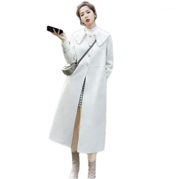 women's wool & blends autumn winter woolen coats large size female overcoats trendy lady outerwear ol slim woman clothes, Black
women's wool & blends autumn winter woolen coats large size female overcoats trendy lady outerwear ol slim woman clothes, Black