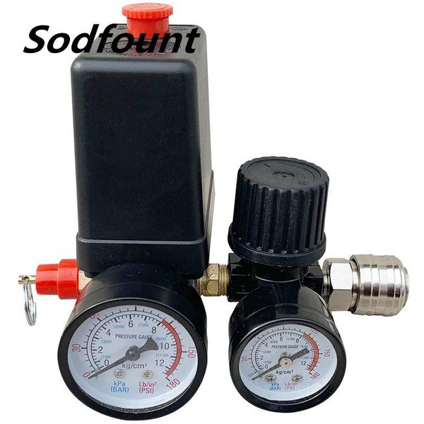smart home control 220v/380v regulator duty air compressor pump pressure switch valve 90-120 psi with gauge
smart home control 220v/380v regulator duty air compressor pump pressure switch valve 90-120 psi with gauge