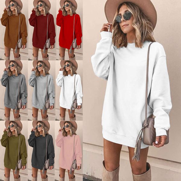 2021autumn and winter new russian women's round neck long sleeve medium length sweater dress, Black;gray
2021autumn and winter new russian women's round neck long sleeve medium length sweater dress, Black;gray