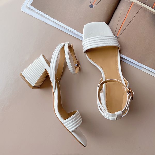 Womens great pu leather ankle strap thick high heel open toe summer comfortable sandals elegant ladies summer pumps dress shoe, Beige
Womens great pu leather ankle strap thick high heel open toe summer comfortable sandals elegant ladies summer pumps dress shoe, Beige