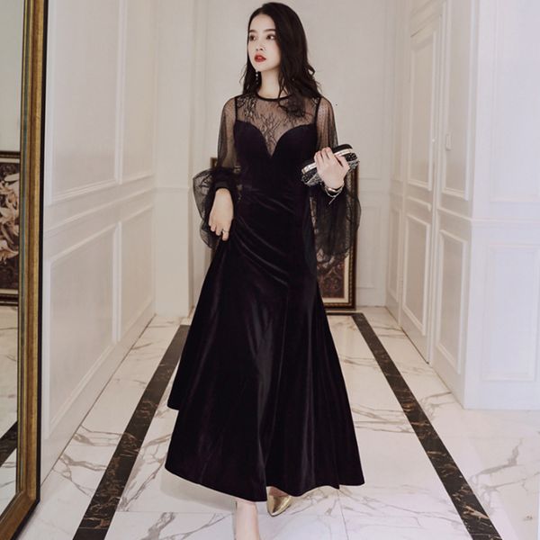 fashion new arrival comfortable perspective sleeves formal temperamental thick warm vintage elegant cute long a-line dress 7r6n, White;black
fashion new arrival comfortable perspective sleeves formal temperamental thick warm vintage elegant cute long a-line dress 7r6n, White;black