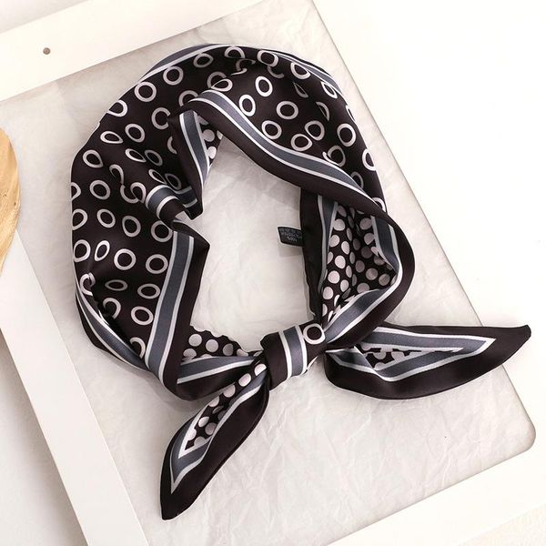 scarves 2021 designer women dot small silk scarf handle bag ribbons foulard female head wrap for lady black 90*10cm, Blue;gray
scarves 2021 designer women dot small silk scarf handle bag ribbons foulard female head wrap for lady black 90*10cm, Blue;gray