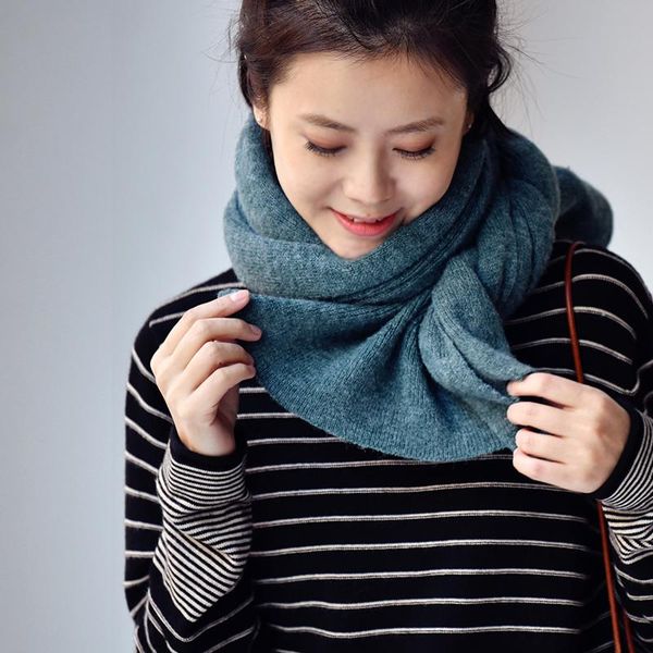 scarves micoco j6552c south korean version of the retro color practical warmth long shawl women scarf, Blue;gray
scarves micoco j6552c south korean version of the retro color practical warmth long shawl women scarf, Blue;gray