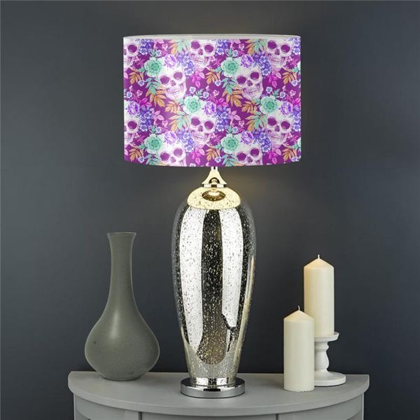 lamp covers & shades table lampshades ceiling light pink gothic skull floral print premium shade for bedside children's night cover
lamp covers & shades table lampshades ceiling light pink gothic skull floral print premium shade for bedside children's night cover