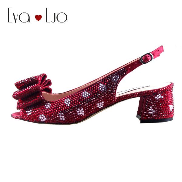 dress shoes chs1113 custom handmade block heel winered crystal slingbacks bow women bridal wedding low heels party, Black
dress shoes chs1113 custom handmade block heel winered crystal slingbacks bow women bridal wedding low heels party, Black