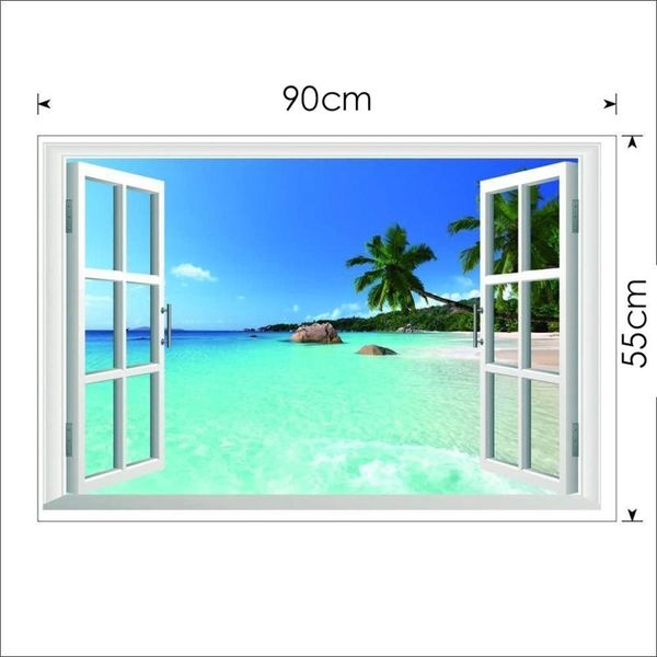 wall stickers summer beach sticker decor large removable sea 3d window view scenery decals living room wallpaper
wall stickers summer beach sticker decor large removable sea 3d window view scenery decals living room wallpaper