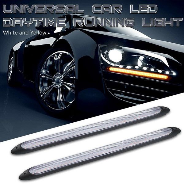 emergency lights 2pcs universal auto car led daytime running waterproof headlight strip sequential flow yellow turn signal white drl light
emergency lights 2pcs universal auto car led daytime running waterproof headlight strip sequential flow yellow turn signal white drl light