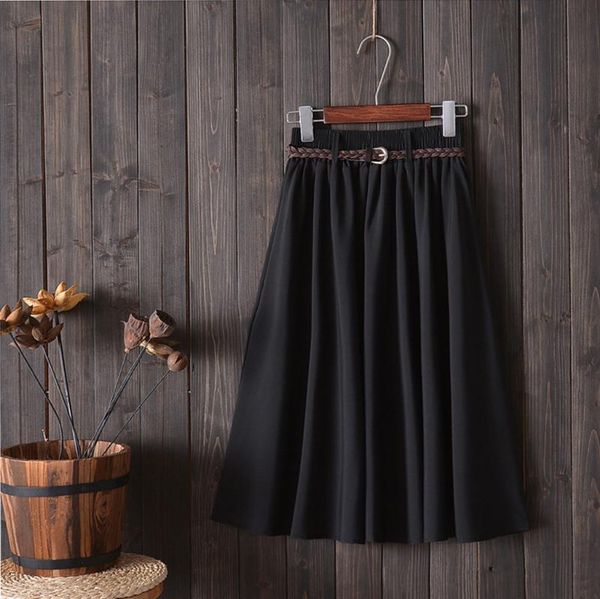 skirts vintage womens mid length plus size elegant plaid mid-long skirt pleated solid women autum faldas largas mujer #3, Black
skirts vintage womens mid length plus size elegant plaid mid-long skirt pleated solid women autum faldas largas mujer #3, Black