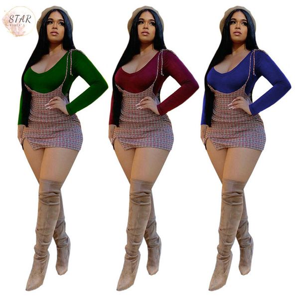 2021 new skirt and set women two piece sweet outfits stretch red shirts plaid short bodycon slip wholesale dropshipping l8np, Black
2021 new skirt and set women two piece sweet outfits stretch red shirts plaid short bodycon slip wholesale dropshipping l8np, Black