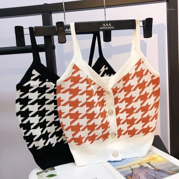 knit women sweater female camis houndstooth summer casual ies knitting jumper pullover dro wholesale chic vest women's tanks, White
knit women sweater female camis houndstooth summer casual ies knitting jumper pullover dro wholesale chic vest women's tanks, White