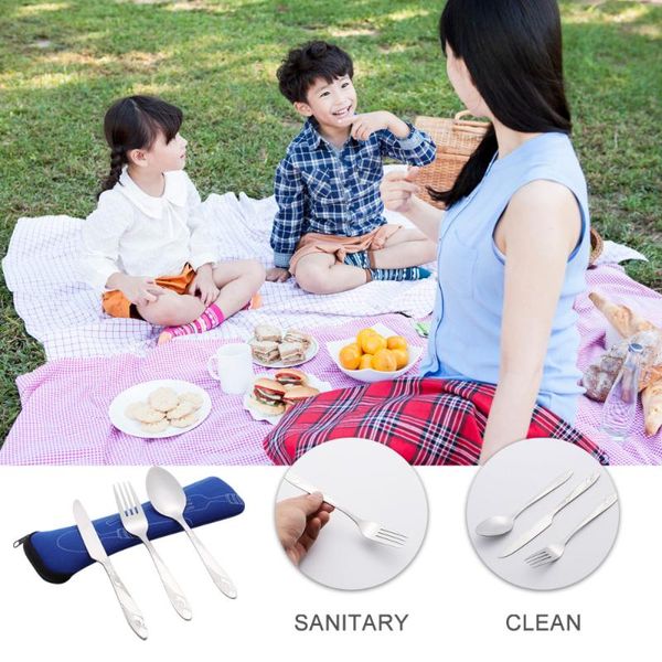 dinnerware sets 3 pcs stainless steel tableware set portable travel silverware lightweight travel/camping cutlery with neoprene case-knife,
dinnerware sets 3 pcs stainless steel tableware set portable travel silverware lightweight travel/camping cutlery with neoprene case-knife,