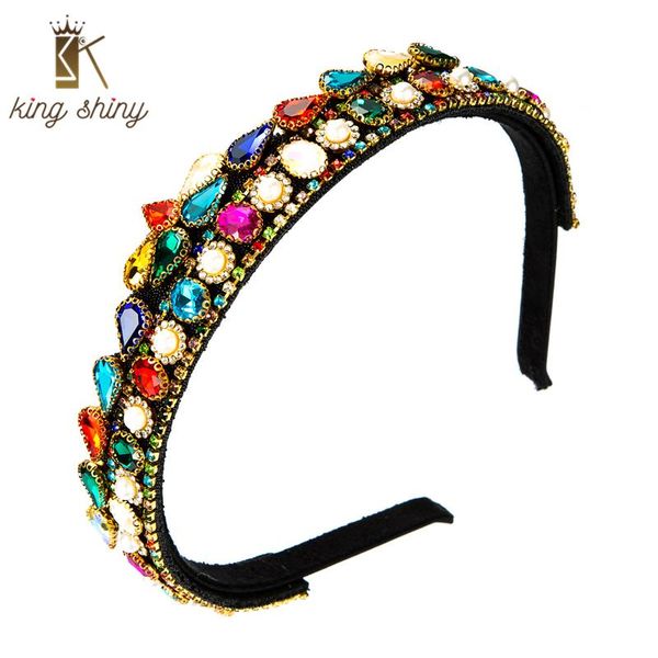 hair clips & barrettes king shiny luxury baroque multi color geometric crystal headband vintage imitation pearl beaded hairband girls party, Golden;silver
hair clips & barrettes king shiny luxury baroque multi color geometric crystal headband vintage imitation pearl beaded hairband girls party, Golden;silver