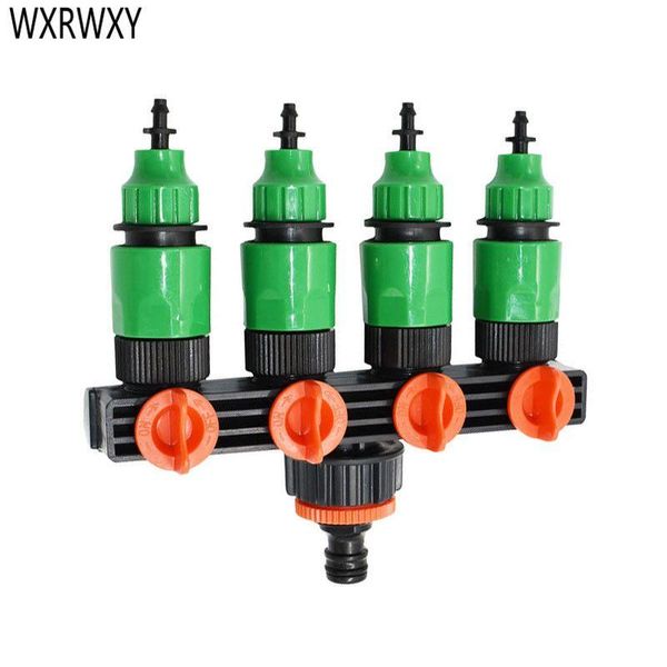 watering equipments 1/4" garden hose splitter 4 way tap 5/8" connector cranes 4/7 8/11 irrigation system adapter 1pcs
watering equipments 1/4" garden hose splitter 4 way tap 5/8" connector cranes 4/7 8/11 irrigation system adapter 1pcs