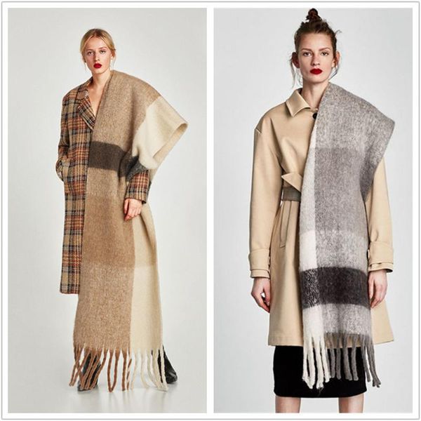 scarves 2021 plaid winter scarf women warm foulard solid fashion casual scarfs cashmere bufandas hombre, Blue;gray
scarves 2021 plaid winter scarf women warm foulard solid fashion casual scarfs cashmere bufandas hombre, Blue;gray