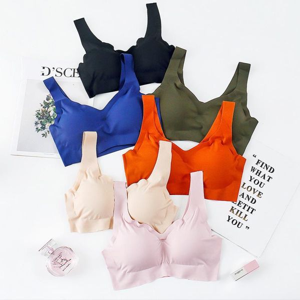 athvotar lady silk seamless wireless bra one-piece sleep crop comfortable solid bralette push up breathable lingerie, Red;black
athvotar lady silk seamless wireless bra one-piece sleep crop comfortable solid bralette push up breathable lingerie, Red;black