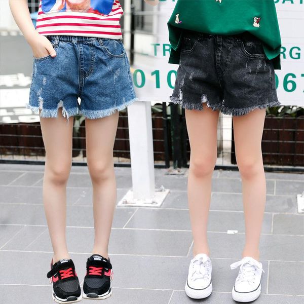 high waist denim shorts kids 2021 summer pocket tassel hole ripped jeans short girls short pants jean shorts, Black
high waist denim shorts kids 2021 summer pocket tassel hole ripped jeans short girls short pants jean shorts, Black