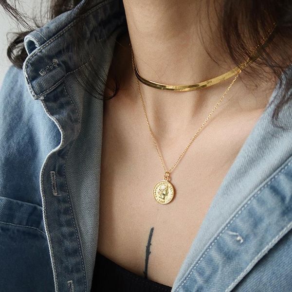 chokers gold blade chain choker necklace women flat snake gift bone necklacestitanium steel necklaces, Golden;silver
chokers gold blade chain choker necklace women flat snake gift bone necklacestitanium steel necklaces, Golden;silver