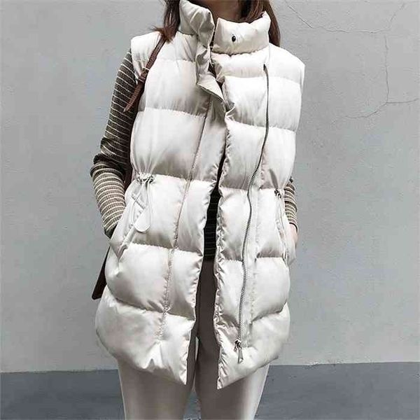 yzeqi fashion winter vest women warm sleeveless jacket casual down long vests slim solid cotton padded waistcoat gilet femme, Black;white
yzeqi fashion winter vest women warm sleeveless jacket casual down long vests slim solid cotton padded waistcoat gilet femme, Black;white