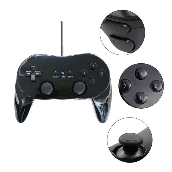 game controllers & joysticks white/black classic wired controller gaming pro remote gamepad for wii
game controllers & joysticks white/black classic wired controller gaming pro remote gamepad for wii