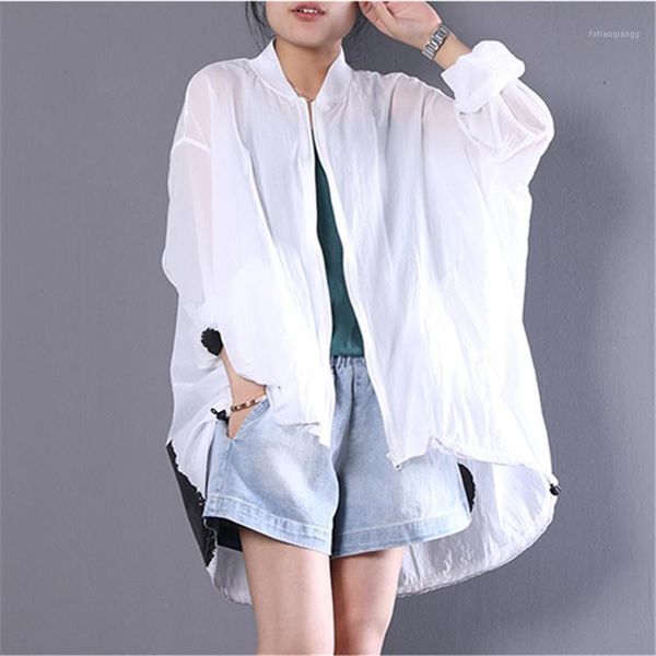 women's jackets 2021 summer fashion large size literary leisure long sleeve sun protection clothing thin coat hjb30, Black;brown
women's jackets 2021 summer fashion large size literary leisure long sleeve sun protection clothing thin coat hjb30, Black;brown
