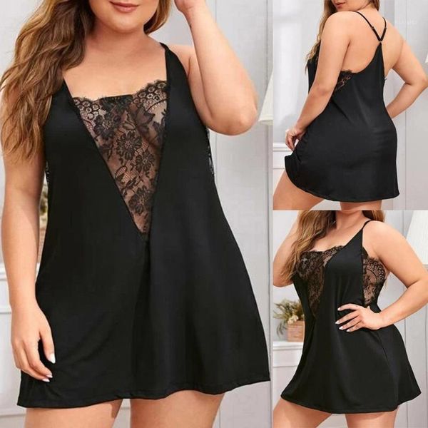 ladies nightdress plus size lace stitching v-neck lingerie set underwear backless 3xl-5xl yoga outfit
ladies nightdress plus size lace stitching v-neck lingerie set underwear backless 3xl-5xl yoga outfit