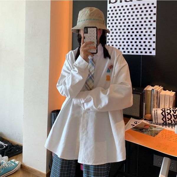 women's blouses & shirts ebaihui womens and long sleeve pockets loose white college style girls student clothes oversized
women's blouses & shirts ebaihui womens and long sleeve pockets loose white college style girls student clothes oversized