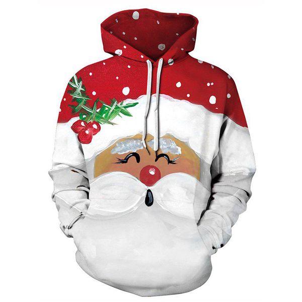 christmas cute santa pattern hoodie visual impact party punk gothic round neck sweater hoodie, Black
christmas cute santa pattern hoodie visual impact party punk gothic round neck sweater hoodie, Black