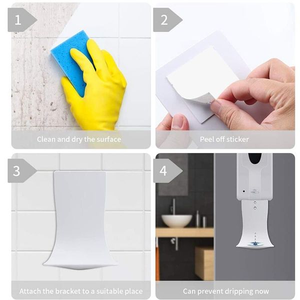 liquid soap dispenser wall mount drip tray,sanitizer accessories,for all dispenser,spill tray to prevent slips
liquid soap dispenser wall mount drip tray,sanitizer accessories,for all dispenser,spill tray to prevent slips