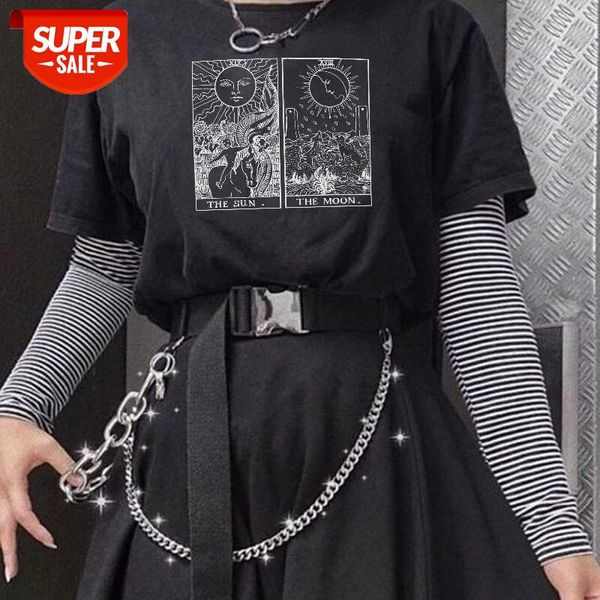 sunfiz YF The Sun & The Moon Tee Fashion Vintage Women's Dark Pattern Printing Loose Punk Top Gothic Harajuku Street Style Tee #rn7w, White
sunfiz YF The Sun & The Moon Tee Fashion Vintage Women's Dark Pattern Printing Loose Punk Top Gothic Harajuku Street Style Tee #rn7w, White