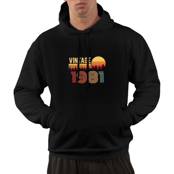 men's hoodies & sweatshirts 40th birthday 1981 vintage gift printed oversized men cotton streetwear, Black
men's hoodies & sweatshirts 40th birthday 1981 vintage gift printed oversized men cotton streetwear, Black