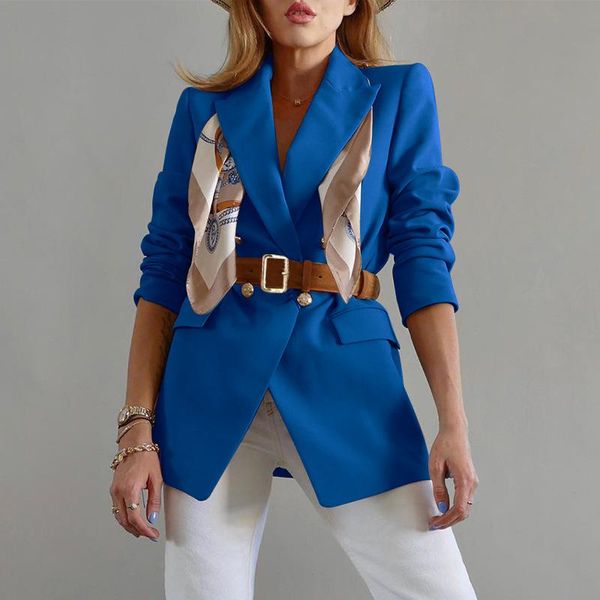 women's suits & blazers 2021 jacket women casual pockets female coat solid color outerwear fashion suit, White;black
women's suits & blazers 2021 jacket women casual pockets female coat solid color outerwear fashion suit, White;black