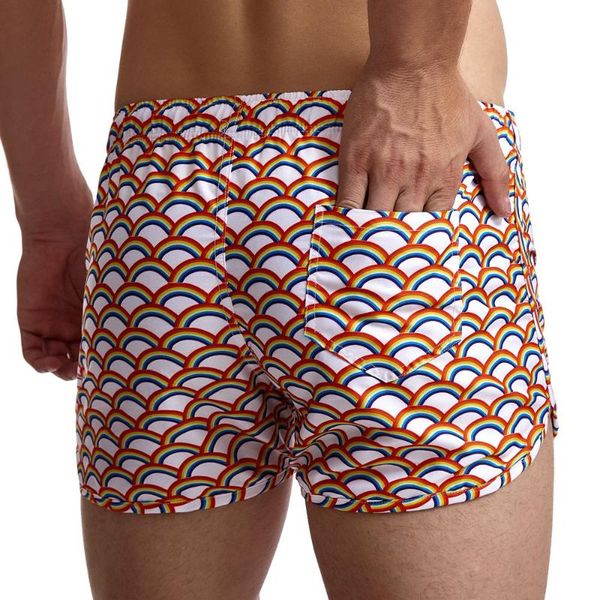 summer fashion beach shorts swimwear men swimsuit swimming trunks gay rainbow printed mayo sunga de praia homens, White;black
summer fashion beach shorts swimwear men swimsuit swimming trunks gay rainbow printed mayo sunga de praia homens, White;black