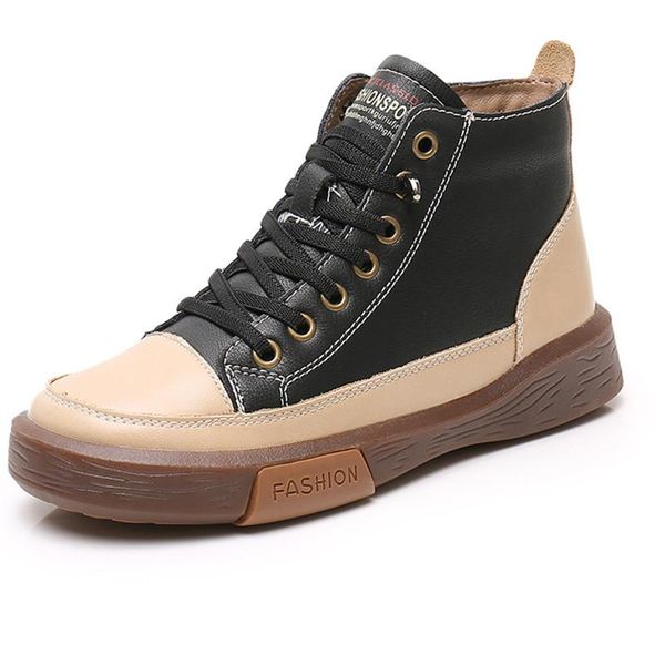 boots winter sport shoes for women genuine leather ankle female casual flat with plush rubber ladies retro sneakers, Black
boots winter sport shoes for women genuine leather ankle female casual flat with plush rubber ladies retro sneakers, Black