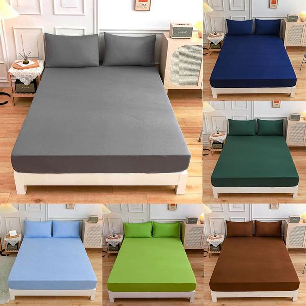 bedding sets solid color fitted bed sheet soft cozy mattress cover dust for home bedroom 1.2/1.5/1.8m quilt supplies
bedding sets solid color fitted bed sheet soft cozy mattress cover dust for home bedroom 1.2/1.5/1.8m quilt supplies