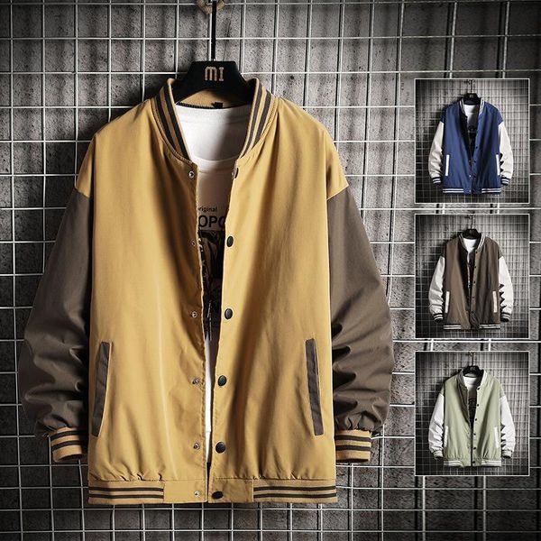 men's jackets 2021 autumn stand collar jacket youth fashion casual multicolor, Black;brown
men's jackets 2021 autumn stand collar jacket youth fashion casual multicolor, Black;brown