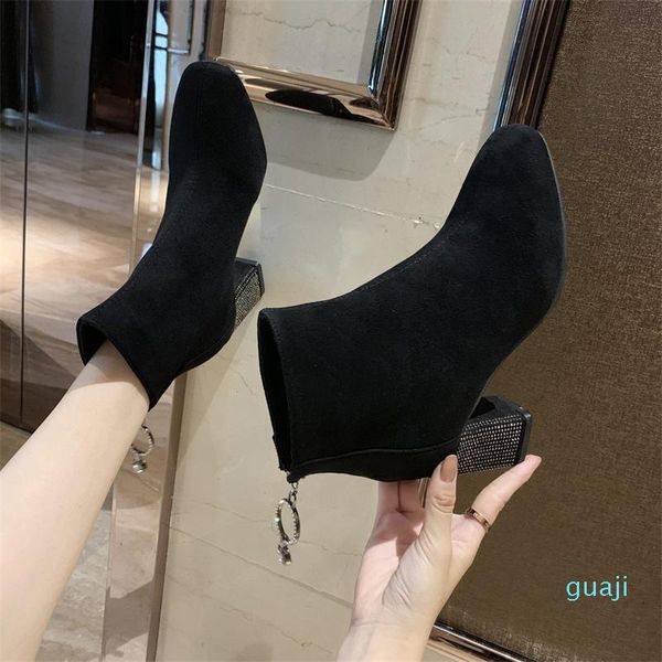 boots autumn and winter short women's thin 2021 white children's korean high heels net red back zipper tube, Black
boots autumn and winter short women's thin 2021 white children's korean high heels net red back zipper tube, Black
