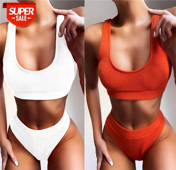 brazilian bikini thong 2021 swimsuit female sport biquini ribbed bathing suit white swimwear women high waist summer bathers #yr0f, White;black
brazilian bikini thong 2021 swimsuit female sport biquini ribbed bathing suit white swimwear women high waist summer bathers #yr0f, White;black