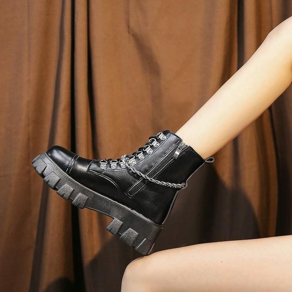 boots leather thin motorcycle with thick soles and handsome, patent short punk british style boots,, Black
boots leather thin motorcycle with thick soles and handsome, patent short punk british style boots,, Black