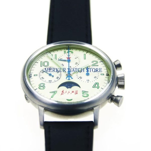 wristwatches ad30 red star mens big watch mechanical chronograph for seagull movement flieger b-uhr serve the people moonphase calenda, Slivery;brown
wristwatches ad30 red star mens big watch mechanical chronograph for seagull movement flieger b-uhr serve the people moonphase calenda, Slivery;brown