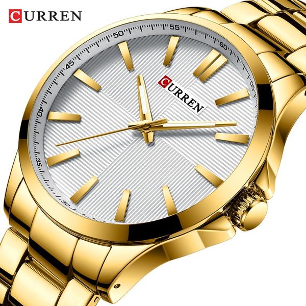 wristwatches mens watches curren stainless steel band watch for men wristwatch fashion business quartz male clock waterproo, Slivery;brown
wristwatches mens watches curren stainless steel band watch for men wristwatch fashion business quartz male clock waterproo, Slivery;brown
