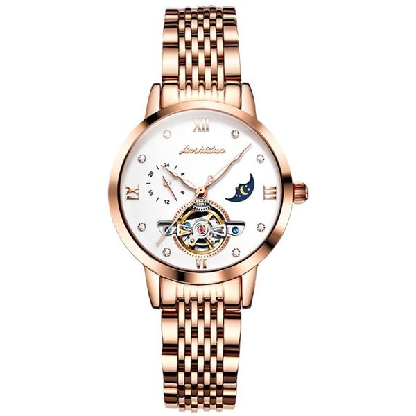 wristwatches women mechanical watches automatic movement hollow ladies watch tourbillon waterproof multifunction wristwatch, Slivery;brown
wristwatches women mechanical watches automatic movement hollow ladies watch tourbillon waterproof multifunction wristwatch, Slivery;brown