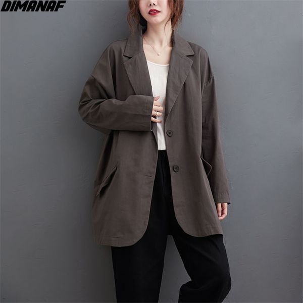plus size women lapel suit coats buttons autumn jacket casual large cotton female loose vintage cardigan 5xl 210531, Black;brown
plus size women lapel suit coats buttons autumn jacket casual large cotton female loose vintage cardigan 5xl 210531, Black;brown