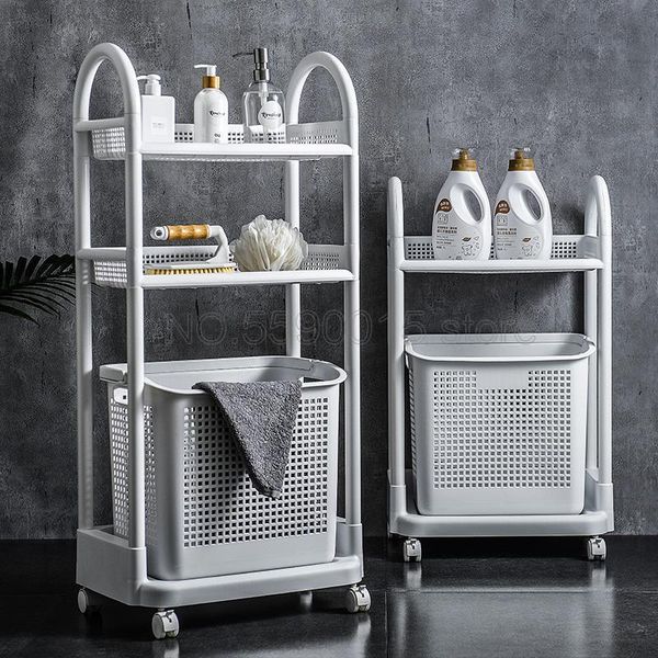 bathroom storage & organization shelf washing machine toilet floor-standing bathing dirty clothes rack
bathroom storage & organization shelf washing machine toilet floor-standing bathing dirty clothes rack