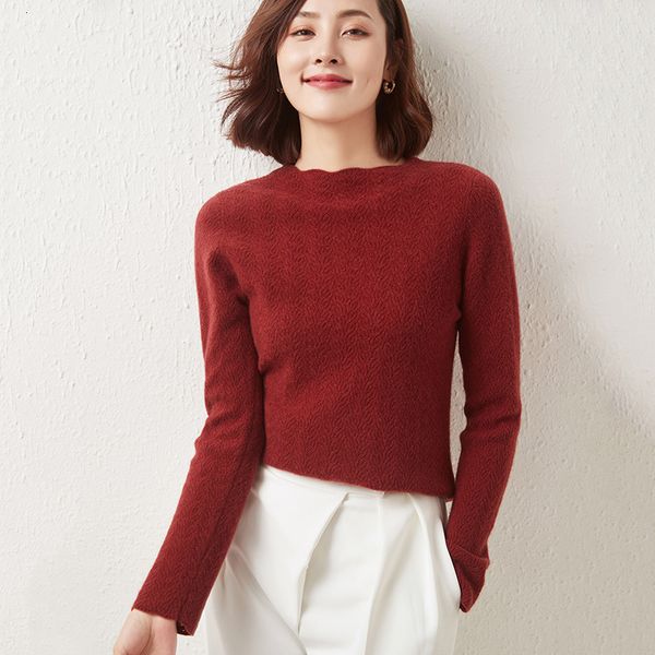 women's sweaters casual wool sweater with round collar, solid-colored casual for women of large size, autumn and winter 2021, White;black
women's sweaters casual wool sweater with round collar, solid-colored casual for women of large size, autumn and winter 2021, White;black