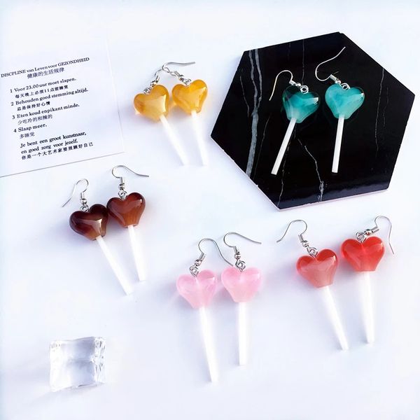 creative harajuku sweet candy acrylic drop earring fashion metal dangle earring cute jewelry for women friendship girl gifts, Silver
creative harajuku sweet candy acrylic drop earring fashion metal dangle earring cute jewelry for women friendship girl gifts, Silver