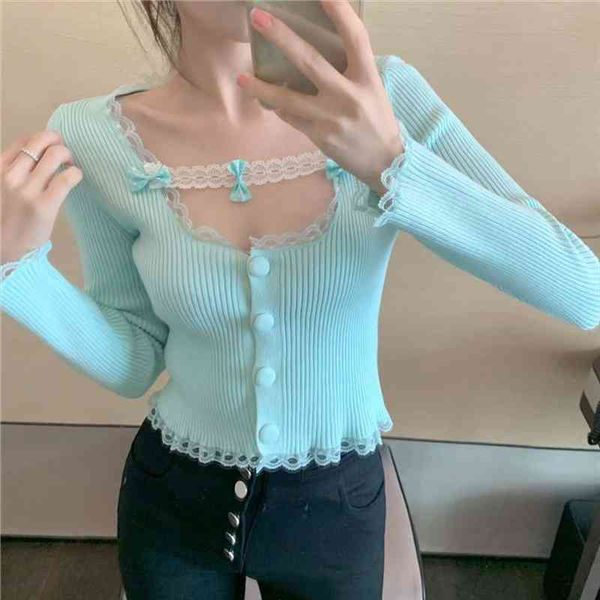 cute cardigan women spring lace trim bow-knot stretch slim short knit sweaters cardigans for sweet girls aesthetic sweater, White;black
cute cardigan women spring lace trim bow-knot stretch slim short knit sweaters cardigans for sweet girls aesthetic sweater, White;black