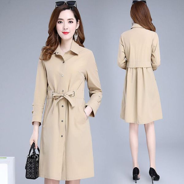 women's trench coats women 2021 autumn winter fashion casual coat female single breasted slim fit windbreaker business outwear g770, Tan;black
women's trench coats women 2021 autumn winter fashion casual coat female single breasted slim fit windbreaker business outwear g770, Tan;black