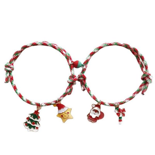 link, chain snowman christmas tree charm bracelets for women men magnets attract couple friendship jewelry gift bangles, Black
link, chain snowman christmas tree charm bracelets for women men magnets attract couple friendship jewelry gift bangles, Black