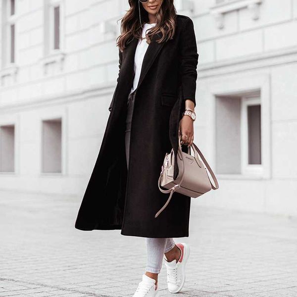 women's jackets autumn long sleeve cardigan jacket winter women casual bandage woolen coats suit fashion simple slim solid elegant muje, Black;brown
women's jackets autumn long sleeve cardigan jacket winter women casual bandage woolen coats suit fashion simple slim solid elegant muje, Black;brown